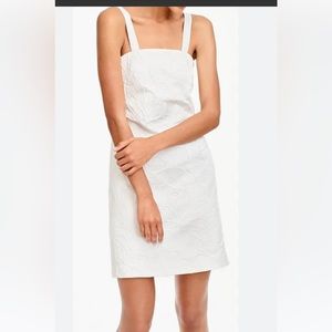 White j crew shift dress